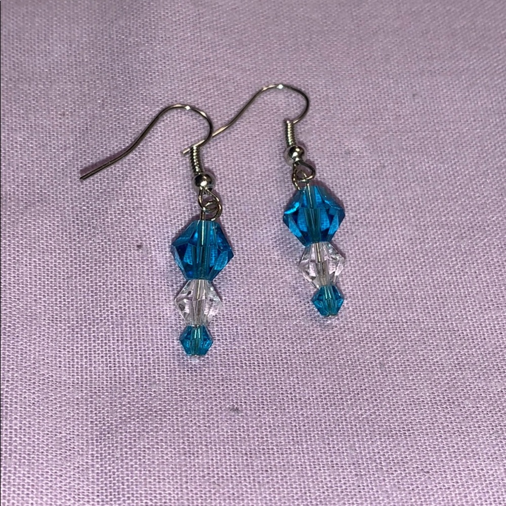 Glass beaded earrings